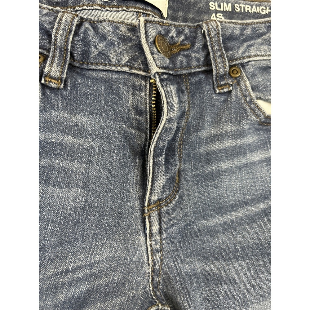 SONOMA Goods For Life‎ Jeans Womens Blue Size 4 Wash Mid Rise Straight Stretch - Picture 4 of 13